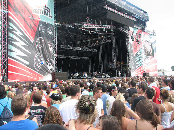 Bloc Party on stage