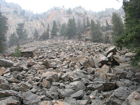 Rock slide