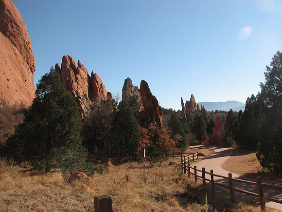 Walking in Garden of the Gods