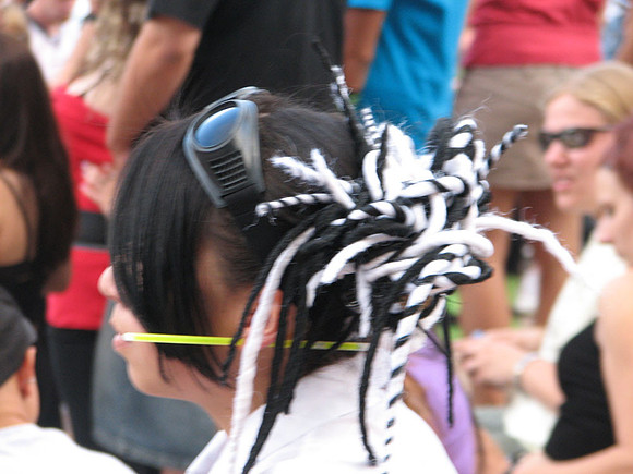 Cool hair yarn