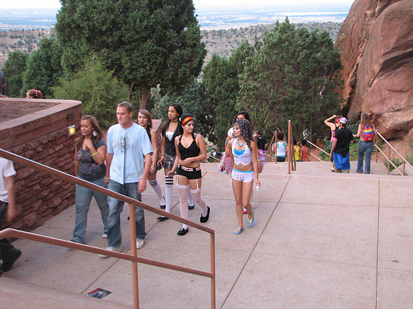 Walking down the other side