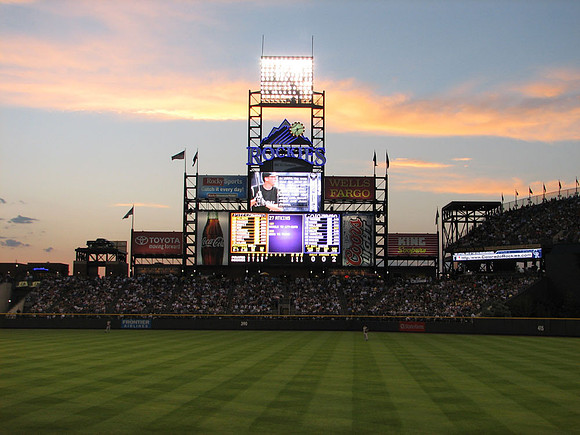 Outfied and scoreboard