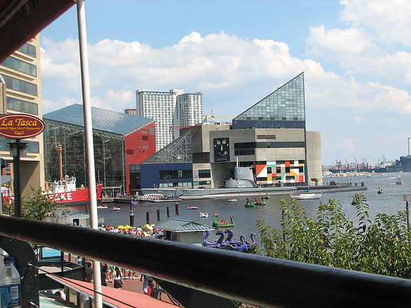 View from tapas restaurant