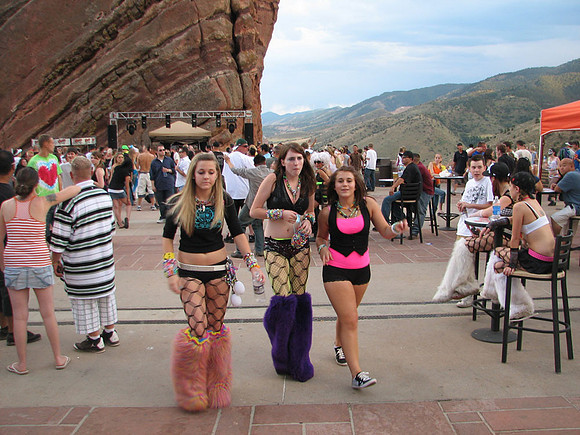 Young concert-goers