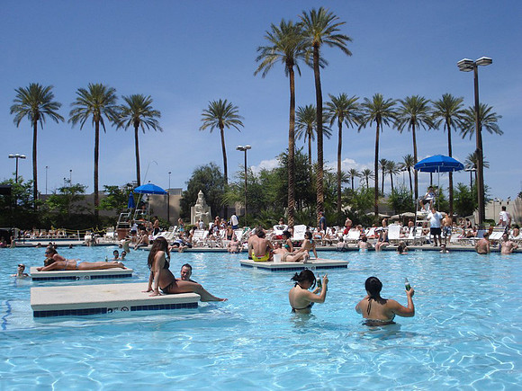Pool at Luxor