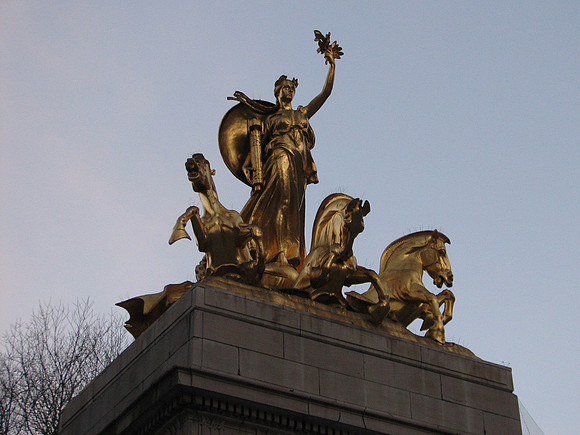 Statue by Central Park